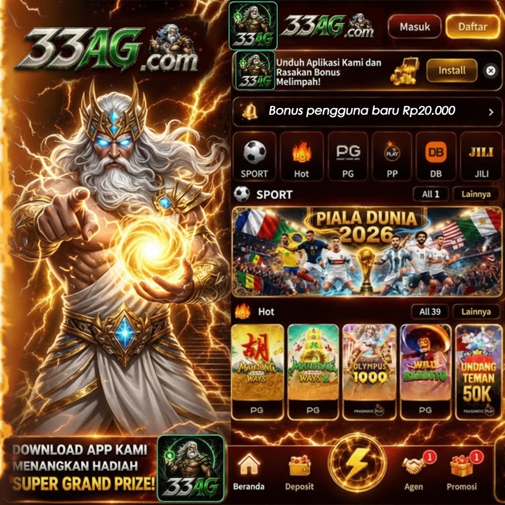 33AG - 33ag Login Akun Terbaru ✅